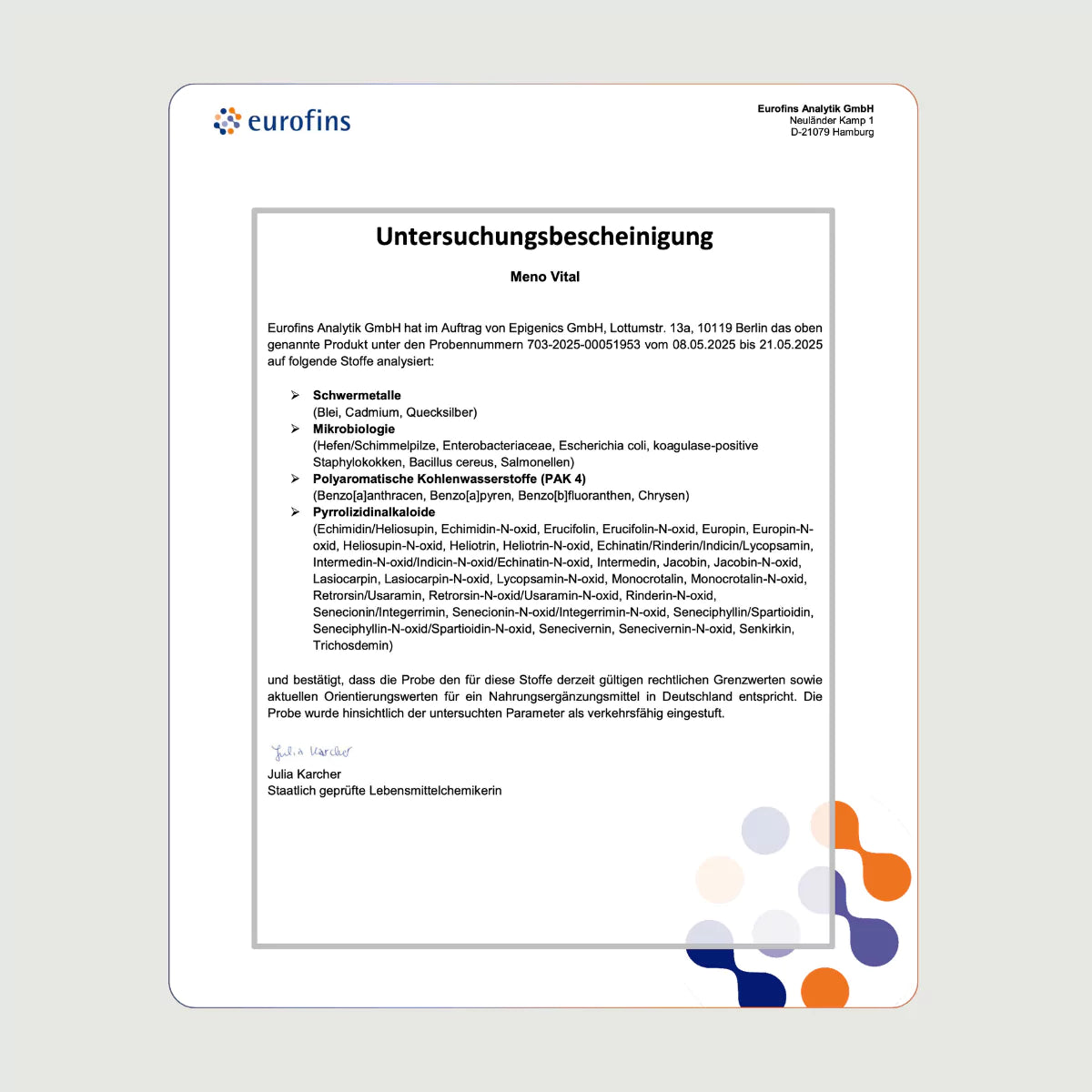 epigenics | Meno Vital | Frauengesundheit | 60 Kapseln