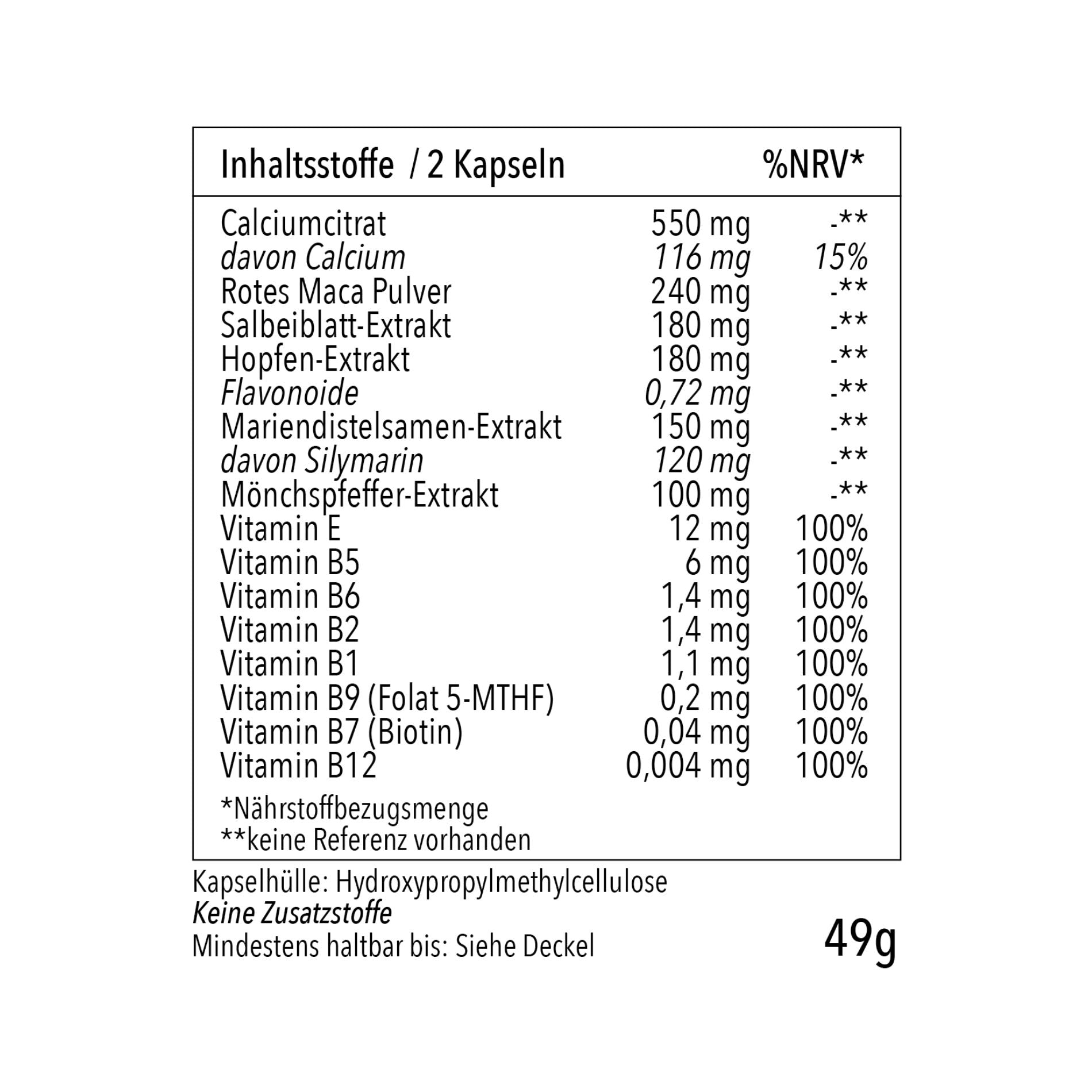 Zell Boost + Meno Vital