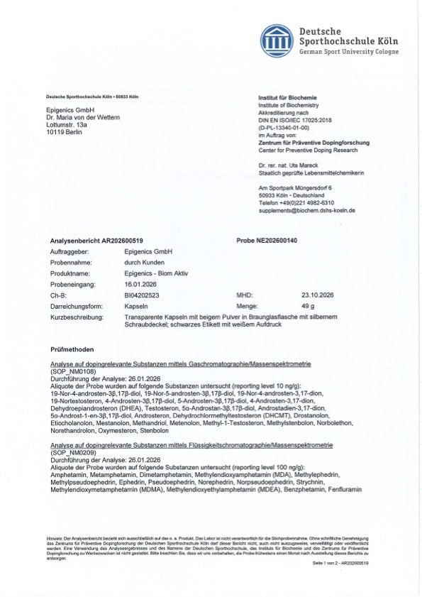 Kölner Liste Zertifikat
