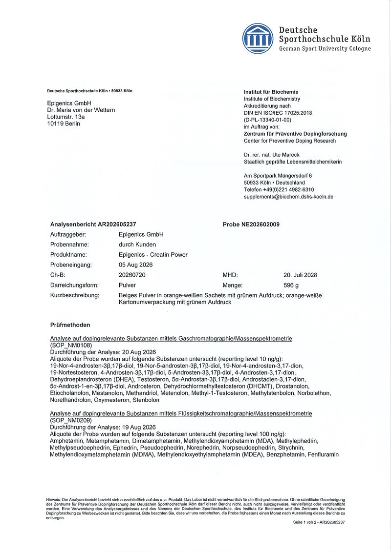 Kölner Liste Zertifikat