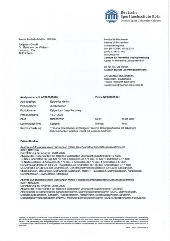 Kölner Liste Zertifikat