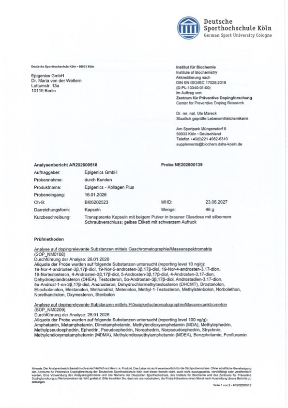 Kölner Liste Zertifikat